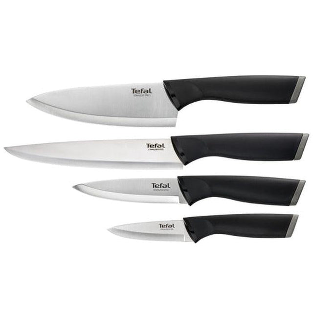 Tefal K221S475 Comfort Knives 4 pcs Set (Paring 9cm + Chef 15cm + Utility 12cm + Slicing 20cm) | TBM Online
