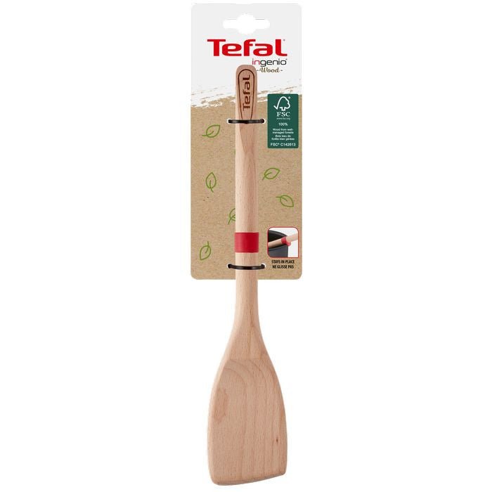 Tefal K23008 Ingenio Wooden Angle Spatula | TBM Online