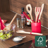 Tefal K23008 Ingenio Wooden Angle Spatula | TBM Online