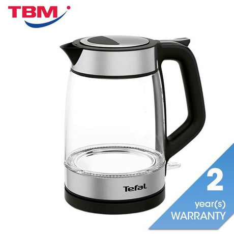 Tefal KI6058 Inox Glass Kettle 1.7L | TBM Online