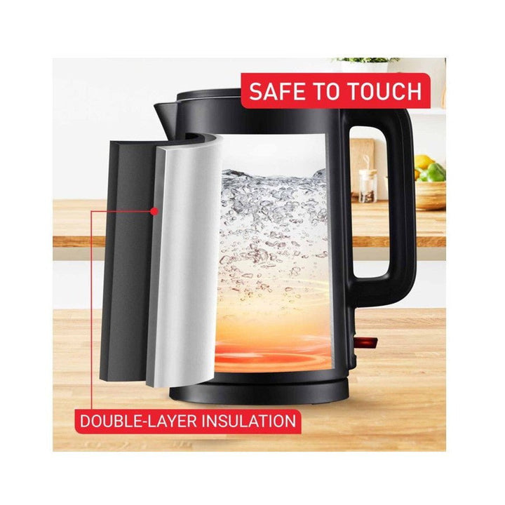Tefal KO1408Y2 Thermo Protect Kettle Black 1.5L | TBM Online