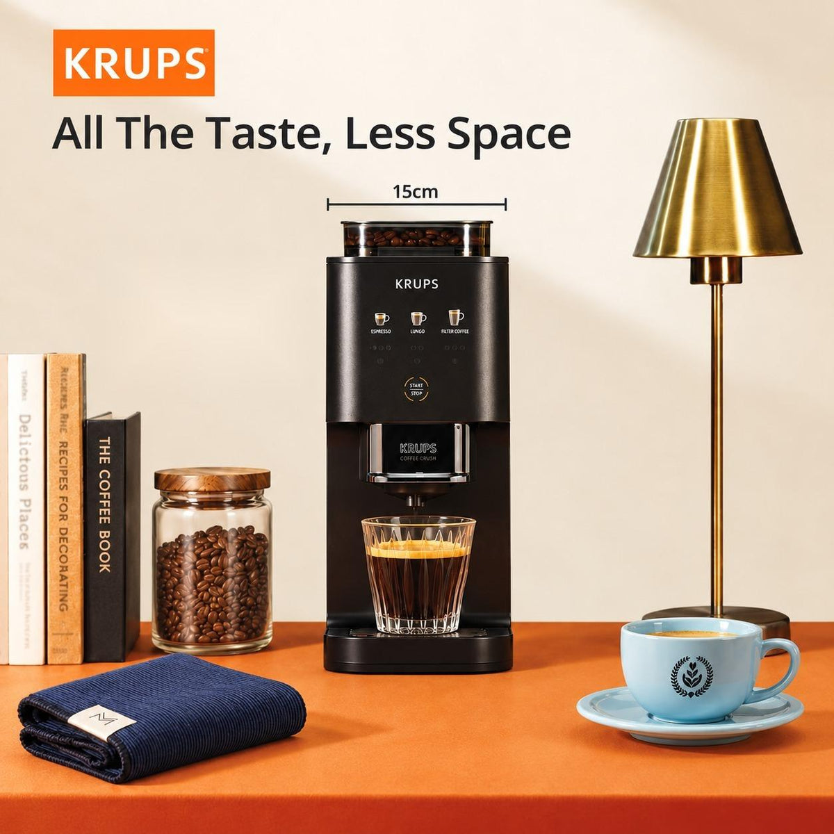 Tefal SA4028Y1 Krups Coffee Crush Extra Black | TBM Online