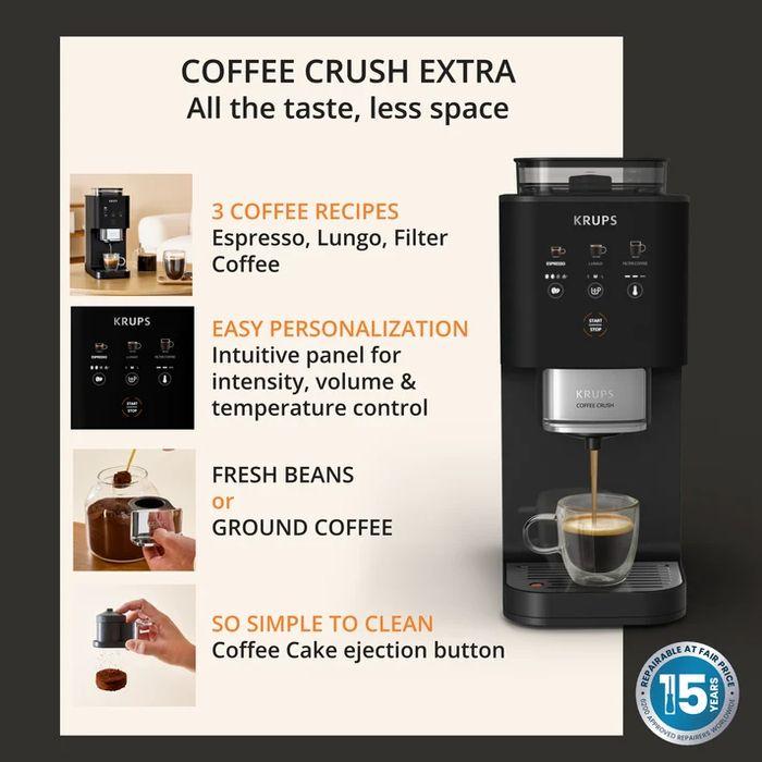 Tefal SA4028Y1 Krups Coffee Crush Extra Black | TBM Online
