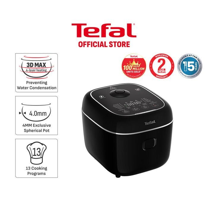 Tefal RK7778 Rice Cooker Delirice Max Fuzzy Logic 1.8L | TBM Online