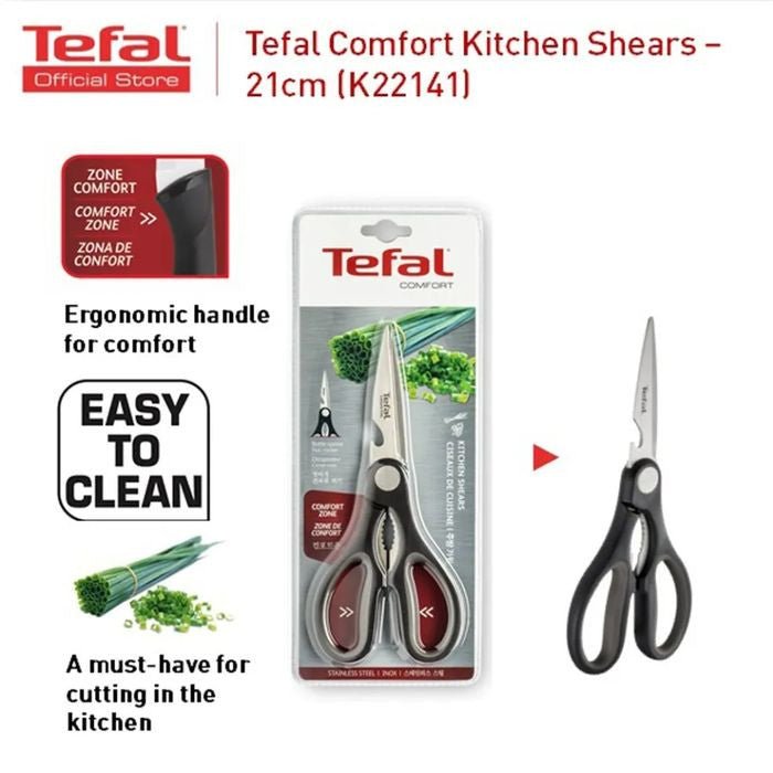 Tefal K22141 Comfort Kitchen Shears 21cm | TBM Online