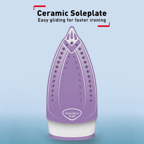 Tefal FV1953 Steam Iron Easy Steam 1200W Purple Non Stick Steam Iron | TBM Online