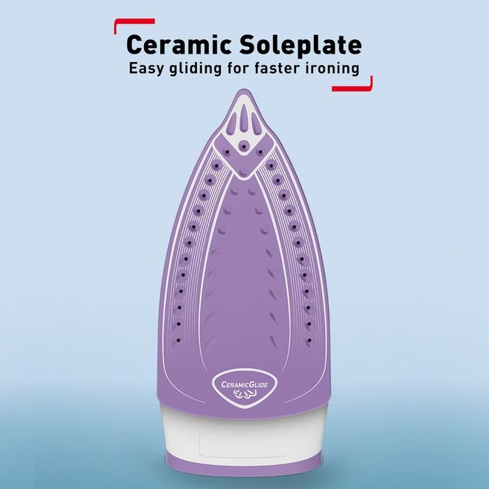 Tefal FV1953 Steam Iron Easy Steam 1200W Purple Non Stick Steam Iron | TBM Online