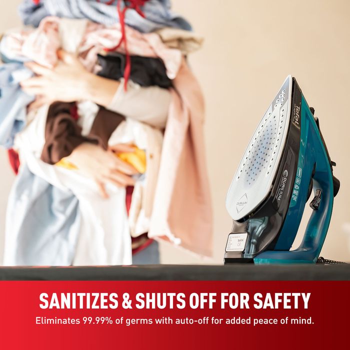 Tefal FV5847 Steam Iron Ultraglide Plus Auto Off Steam Boost 5 Steam Settings Sanitize | TBM Online