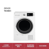 Teka TKS 850C Free Standing Condenser Dryer 8.0kg | TBM Online
