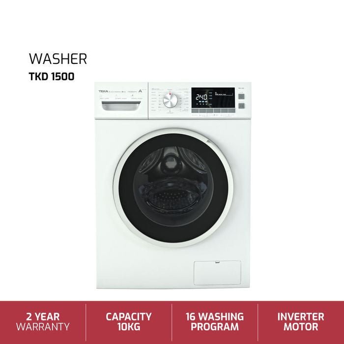 Teka TKD 1500 Free Standing Front Load Washer 10kg | TBM Online