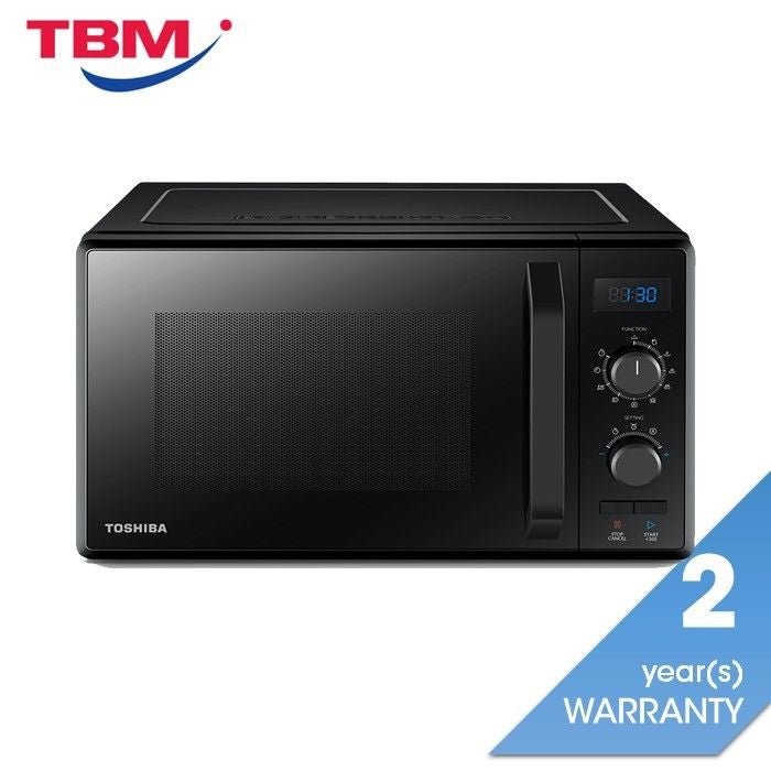 Toshiba MW2 - AG24PF(BK) Microwave Oven 24L With Grill Function Black | TBM Online