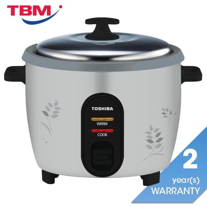 Toshiba RC - T18CEMY(GY) Conventional Rice Cooker 1.8L Grey | TBM Online