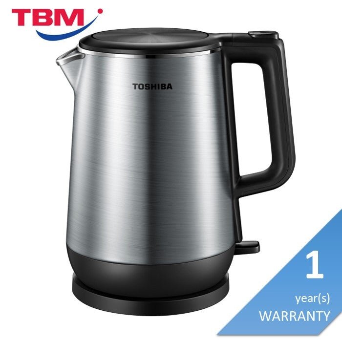 Toshiba KT-17DR1NMY Jug Kettle 1.7L Cool Touch SS | TBM Online