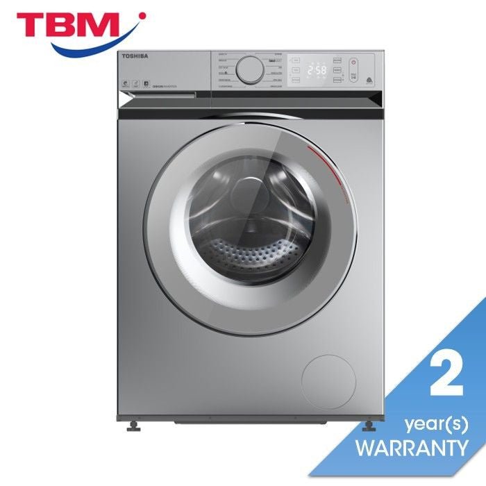 Toshiba TW - BL115A2M(SS) Front Load Washer Inverter 10.5kg Silver | TBM Online