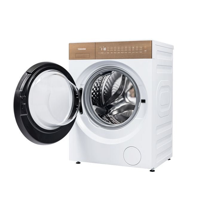 Toshiba TW - T37BZP115MWM(WT) Front Load Washer Japandi Aesthetics Matter 10.5kg | TBM Online