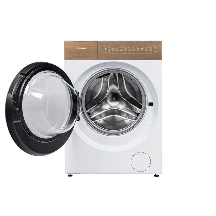Toshiba TW - T37BZP115MWM(WT) Front Load Washer Japandi Aesthetics Matter 10.5kg | TBM Online