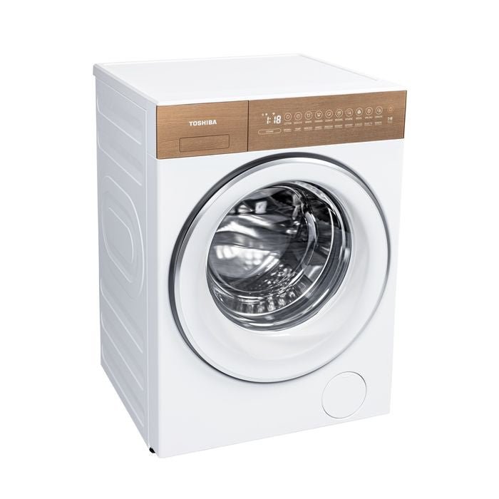 Toshiba TW - T37BZP115MWM(WT) Front Load Washer Japandi Aesthetics Matter 10.5kg | TBM Online