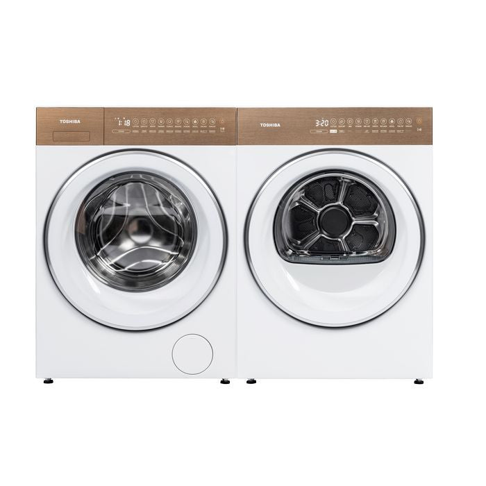 Toshiba TW - T37BZP115MWM(WT) Front Load Washer Japandi Aesthetics Matter 10.5kg | TBM Online