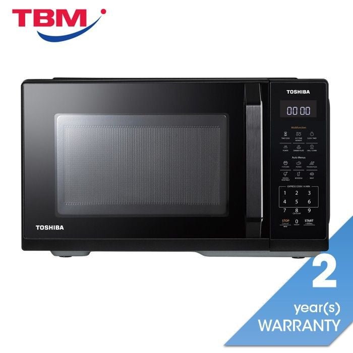 Toshiba MW3 - EG25PF(BK) Grill Touch Microwave Oven 25L Black | TBM Online