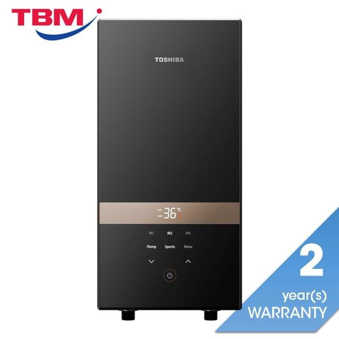 Toshiba TWH - 45EMC1PMY(K) - RS Instant Electric Water Heater With Pump & Rain Shower 4.5kWh | TBM Online