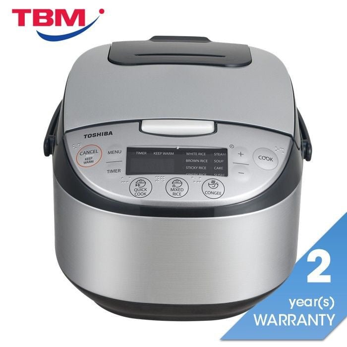 Toshiba RC - 10DR1TMY(S) Digital Rice Cooker 1.0L Silver | TBM Online