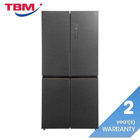 Toshiba GR-RF531WI-PMY(60E) G530L 4 Doors Fridge French Door Inverter Andes Grey | TBM Online