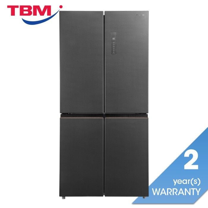 Toshiba GR - RF531WI - PMY(60E) 4 Door Fridge 530L Inverter Andes Grey | TBM Online