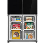 Toshiba GR - RF611WI - PGY(22) 4 Doors Fridge 530L Dual Inverter Black Glass | TBM Online