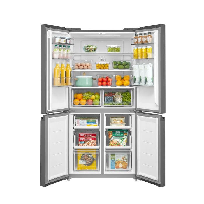 Toshiba GR - RF611WI - PGY(22) 4 Doors Fridge 530L Dual Inverter Black Glass | TBM Online
