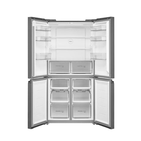 Toshiba GR - RF611WI - PGY(22) 4 Doors Fridge 530L Dual Inverter Black Glass | TBM Online