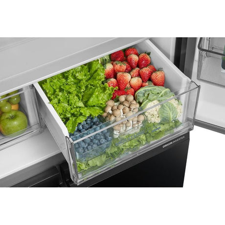 Toshiba GR - RF611WI - PGY(22) 4 Doors Fridge 530L Dual Inverter Black Glass | TBM Online