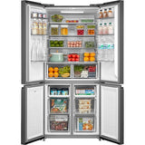 Toshiba GR - RF677WI - PGY(22) 4 Doors Fridge 590L Inverter Black Glass | TBM Online