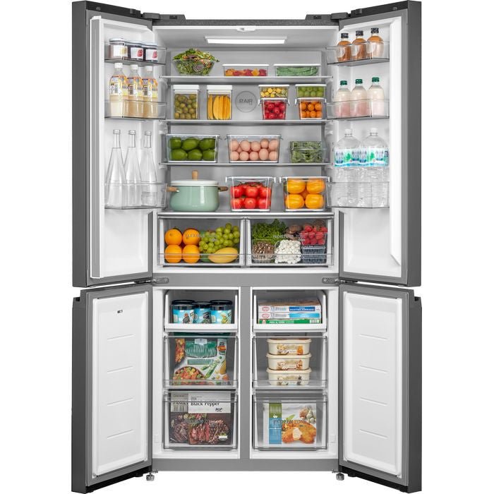 Toshiba GR - RF677WI - PGY(22) 4 Doors Fridge 590L Inverter Black Glass | TBM Online