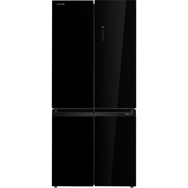 Toshiba GR - RF677WI - PGY(22) 4 Doors Fridge 590L Inverter Black Glass | TBM Online