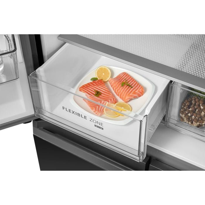 Toshiba GR - RF677WI - PMY(06) 4 Doors Fridge 580L Pureair Origin Inverter Morandi Grey | TBM Online