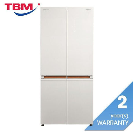 Toshiba GR - RF681WI - PGY(D4) 4 Doors Japandi Series Kumo Fridge 585L Jade Textured Grey | TBM Online