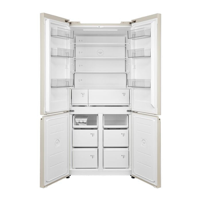Toshiba GR - RF681WI - PGY(D4) 4 Doors Japandi Series Kumo Fridge 585L Jade Textured Grey | TBM Online