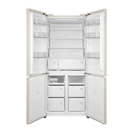 Toshiba GR - RF681WI - PGY(D4) 4 Doors Japandi Series Kumo Fridge 585L Jade Textured Grey | TBM Online