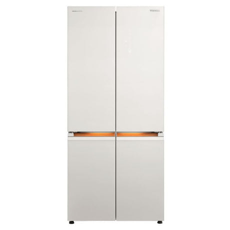 Toshiba GR - RF681WI - PGY(D4) 4 Doors Japandi Series Kumo Fridge 585L Jade Textured Grey | TBM Online