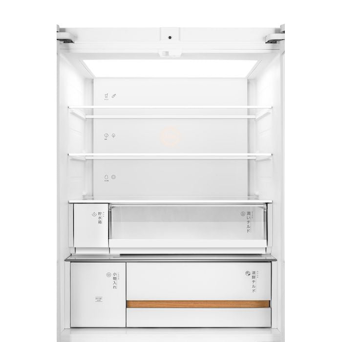 Toshiba GR-RF695WI-PGY(67) 4 Doors Japandi Fridge 585L Fuji White