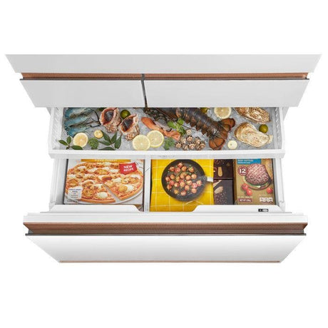 Toshiba GR-RM919WI-PGX(B3) 684L 6 Doors Fridge Japandi Artisan Fuji White | TBM Online