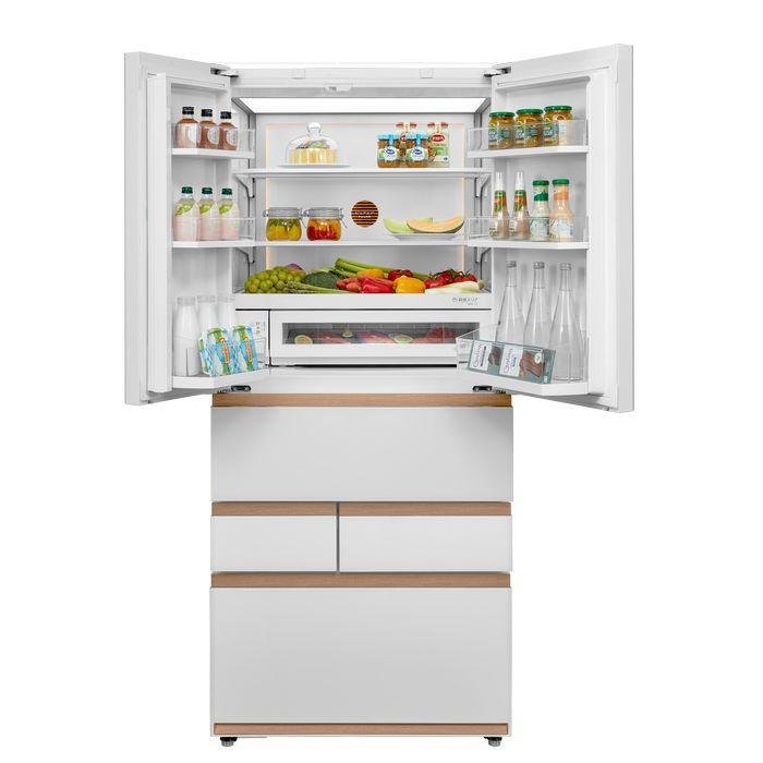 Toshiba GR-RM919WI-PGX(B3) 684L 6 Doors Fridge Japandi Artisan Fuji White | TBM Online