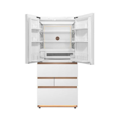 Toshiba GR-RM919WI-PGX(B3) 684L 6 Doors Fridge Japandi Artisan Fuji White | TBM Online