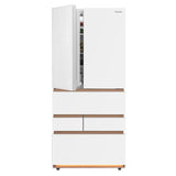 Toshiba GR-RM919WI-PGX(B3) 684L 6 Doors Fridge Japandi Artisan Fuji White | TBM Online