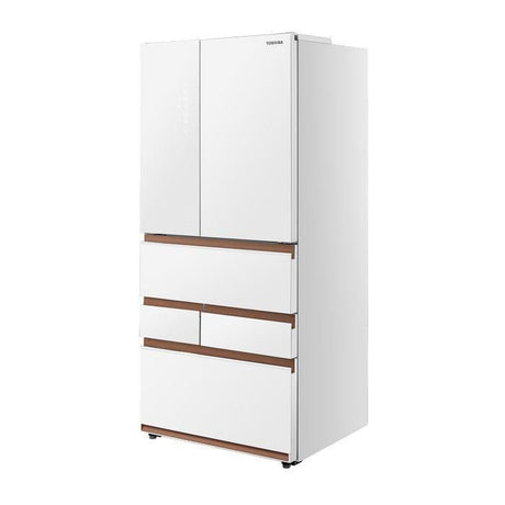 Toshiba GR-RM919WI-PGX(B3) 684L 6 Doors Fridge Japandi Artisan Fuji White | TBM Online