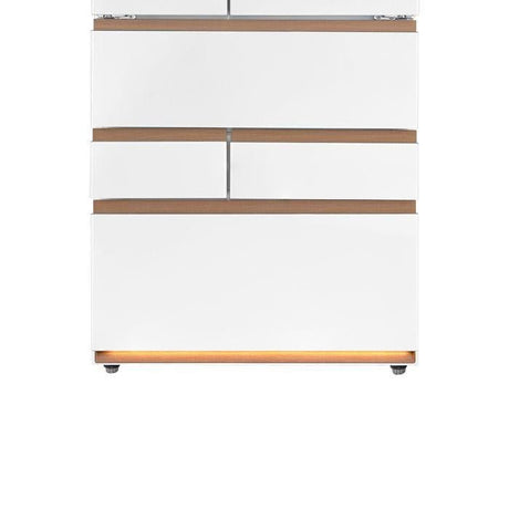 Toshiba GR-RM919WI-PGX(B3) 684L 6 Doors Fridge Japandi Artisan Fuji White | TBM Online