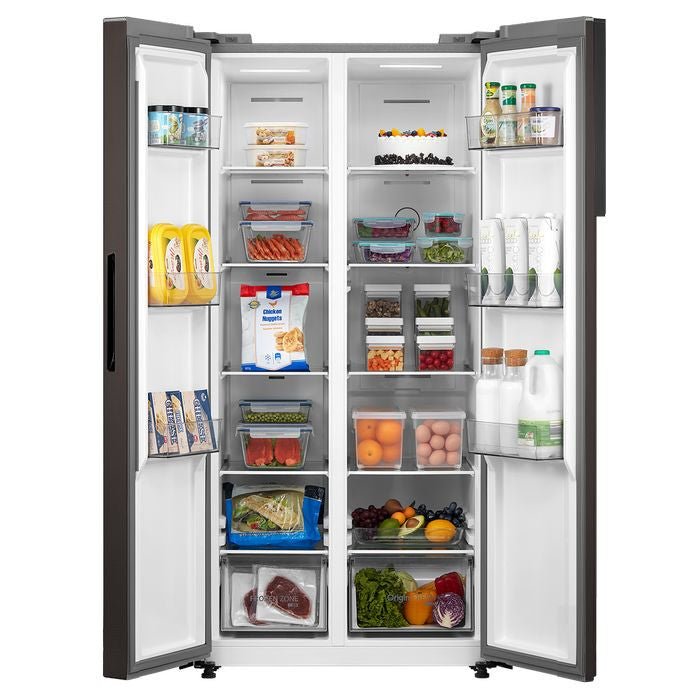 Toshiba GR - RS600WI - PMY(37) Side - By - Side Fridge 530L Satin Grey | TBM Online