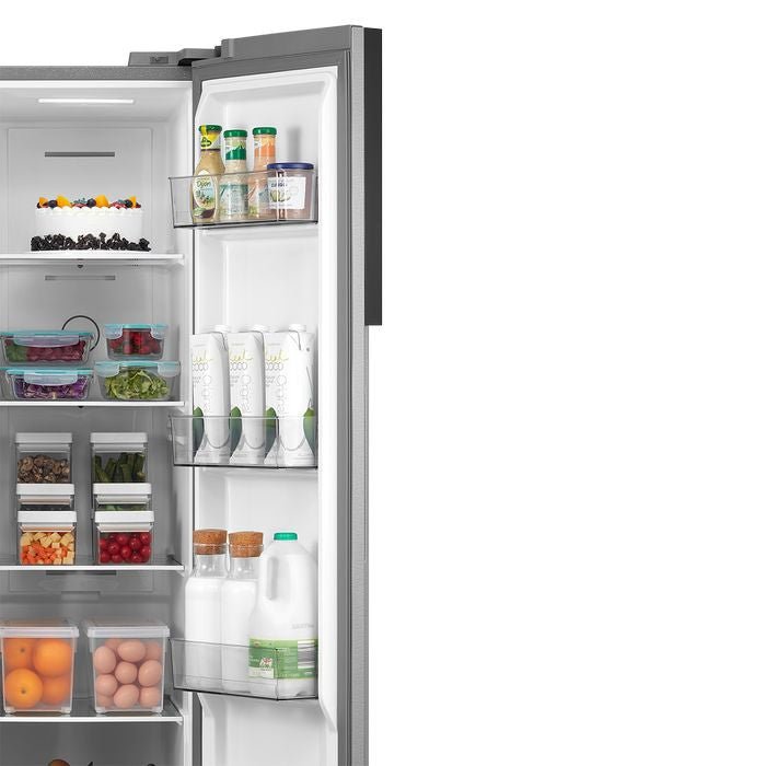 Toshiba GR - RS600WI - PMY(37) Side - By - Side Fridge 530L Satin Grey | TBM Online