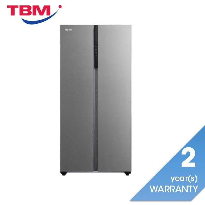 Toshiba GR - RS602WI - PMY(49) Side By Side Fridge Inverter 540L Rikyu Gray | TBM Online