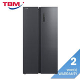 Toshiba GR - RS696WI - PMY(06) Side By Side Fridge 620L Morandi Grey | TBM Online
